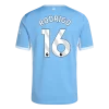 Maillot Domicile Manchester City Rodrigo #16 2026/27 - Eleven Crown - Maillot de Football Pas Cher - Survêtements Pas Cher - Maillot de Foorball Enfants Pas Cher - Maillots Retro Vintage Pas Cher- Qualité Premium