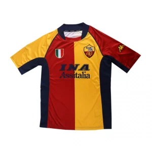 Maillot Rétro Domicile AS Roma Totti #10 2001 – Image 3
