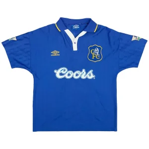 Maillot Rétro Domicile Chelsea FC Vialli #9 1995 – Image 2