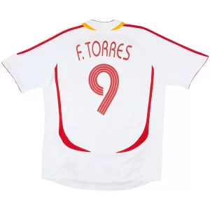 Maillot Rétro Extérieur Espagne Torres #9 2006
