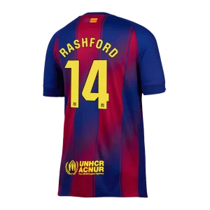 Maillot Domicile FC Barcelone Rashford #14 2025/26