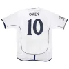 Maillot Rétro Domicile Angleterre Owen #10 2002 - Eleven Crown - Maillot de Football Pas Cher - Survêtements Pas Cher - Maillot de Foorball Enfants Pas Cher - Maillots Retro Vintage Pas Cher- Qualité Premium