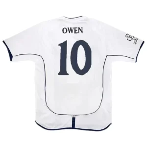 Maillot Rétro Domicile Angleterre Owen #10 2002