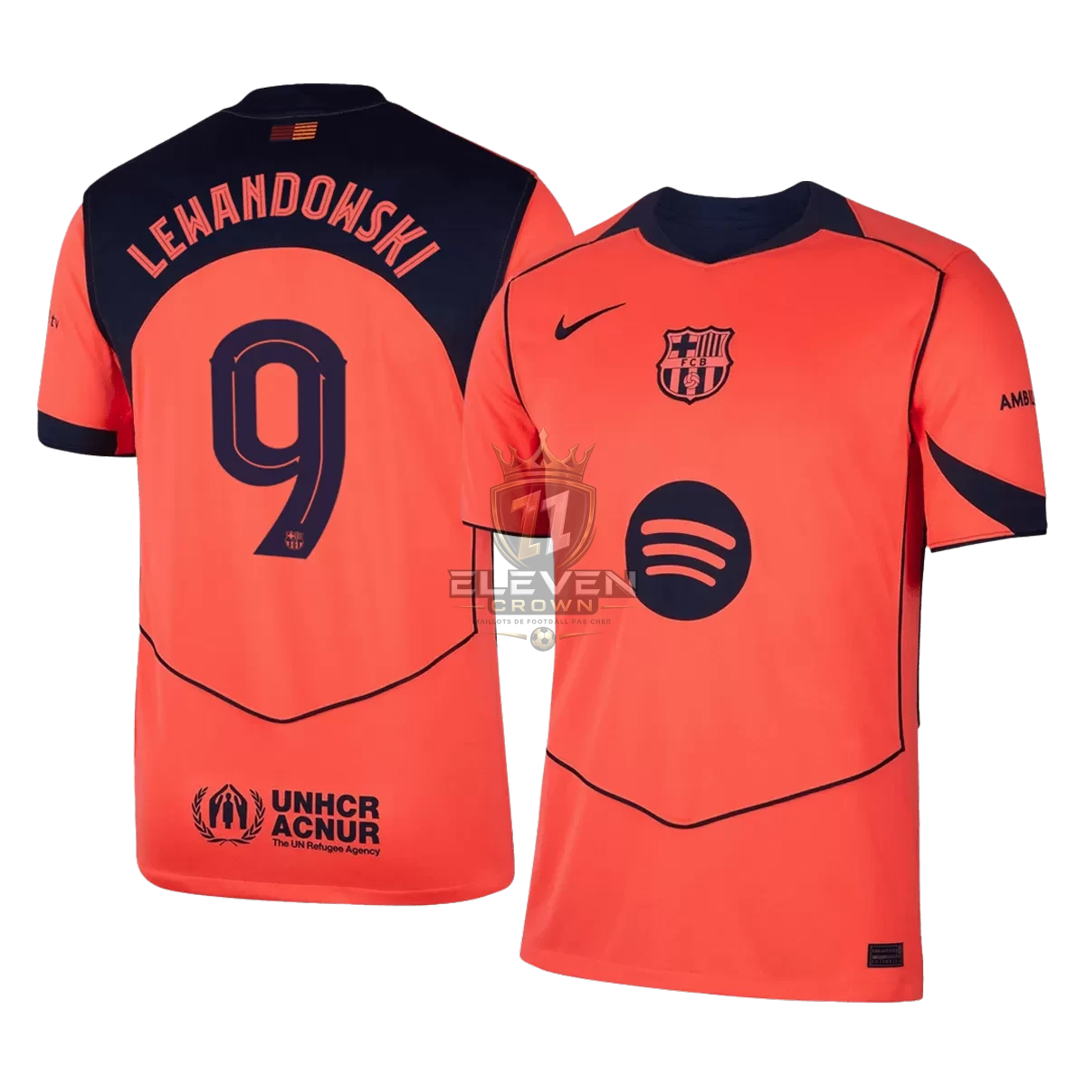 Maillot Troisième FC Barcelone Lewandowski #9 2025/26 – Image 3
