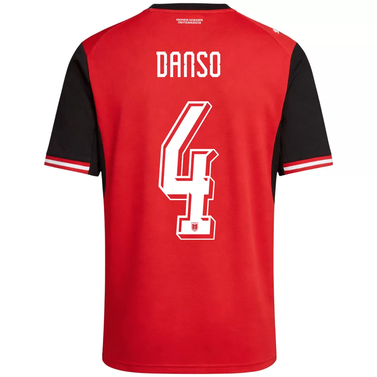 Maillot Domicile Autriche Danso #4 2026/27