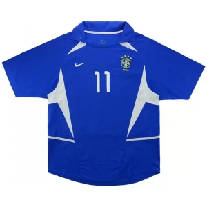 Maillot Rétro Extérieur Brésil Ronaldinho #11 2002 – Image 2