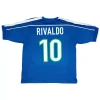 Maillot Rétro Extérieur Brésil Rivaldo #10 1998 - Eleven Crown - Maillot de Football Pas Cher - Survêtements Pas Cher - Maillot de Foorball Enfants Pas Cher - Maillots Retro Vintage Pas Cher- Qualité Premium