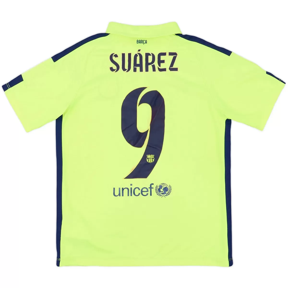Maillot Rétro Troisième FC Barcelone Suárez #9 2014