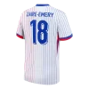 Maillot Extérieur France Zaire Emery #18 2026/27 - Eleven Crown - Maillot de Football Pas Cher - Survêtements Pas Cher - Maillot de Foorball Enfants Pas Cher - Maillots Retro Vintage Pas Cher- Qualité Premium