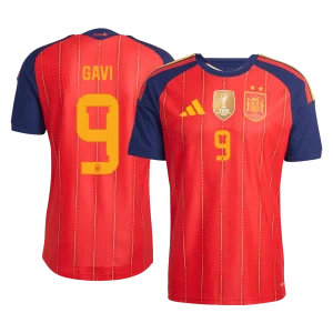 Maillot Player Domicile Espagne Gavi #9 2026/27