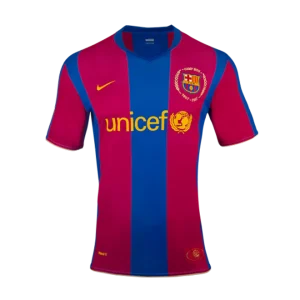 Maillot Rétro Domicile FC Barcelone Ronaldinho #10 2007 – Image 3