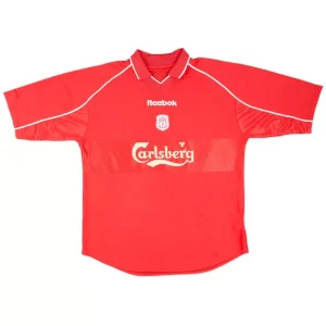 Maillot Rétro Domicile Liverpool FC Gerrard #17 2000 – Image 2