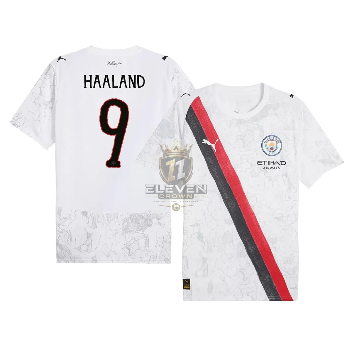 Maillot Domicile Manchester City Haaland #9 2025/26 – Image 3