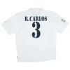 Maillot Rétro Domicile Real Madrid R.Carlos #3 2002 - Eleven Crown - Maillot de Football Pas Cher - Survêtements Pas Cher - Maillot de Foorball Enfants Pas Cher - Maillots Retro Vintage Pas Cher- Qualité Premium