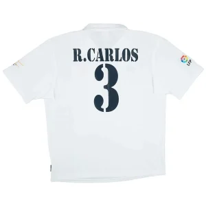 Maillot Rétro Domicile Real Madrid R.Carlos #3 2002