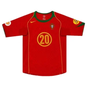 Maillot Rétro Domicile Portugal Deco #20 2004 – Image 2
