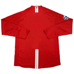 Maillot Rétro Manches Longues Domicile Manchester United 2007 – Image 2