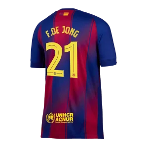 Maillot Domicile FC Barcelone F.De Jong #21 2025/26