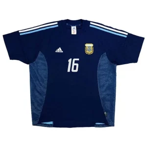 Maillot Rétro Extérieur Argentine Aimar #16 2002 – Image 2