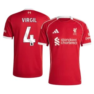 Maillot Domicile Liverpool FC Virgil #4 2025/26 – Image 3