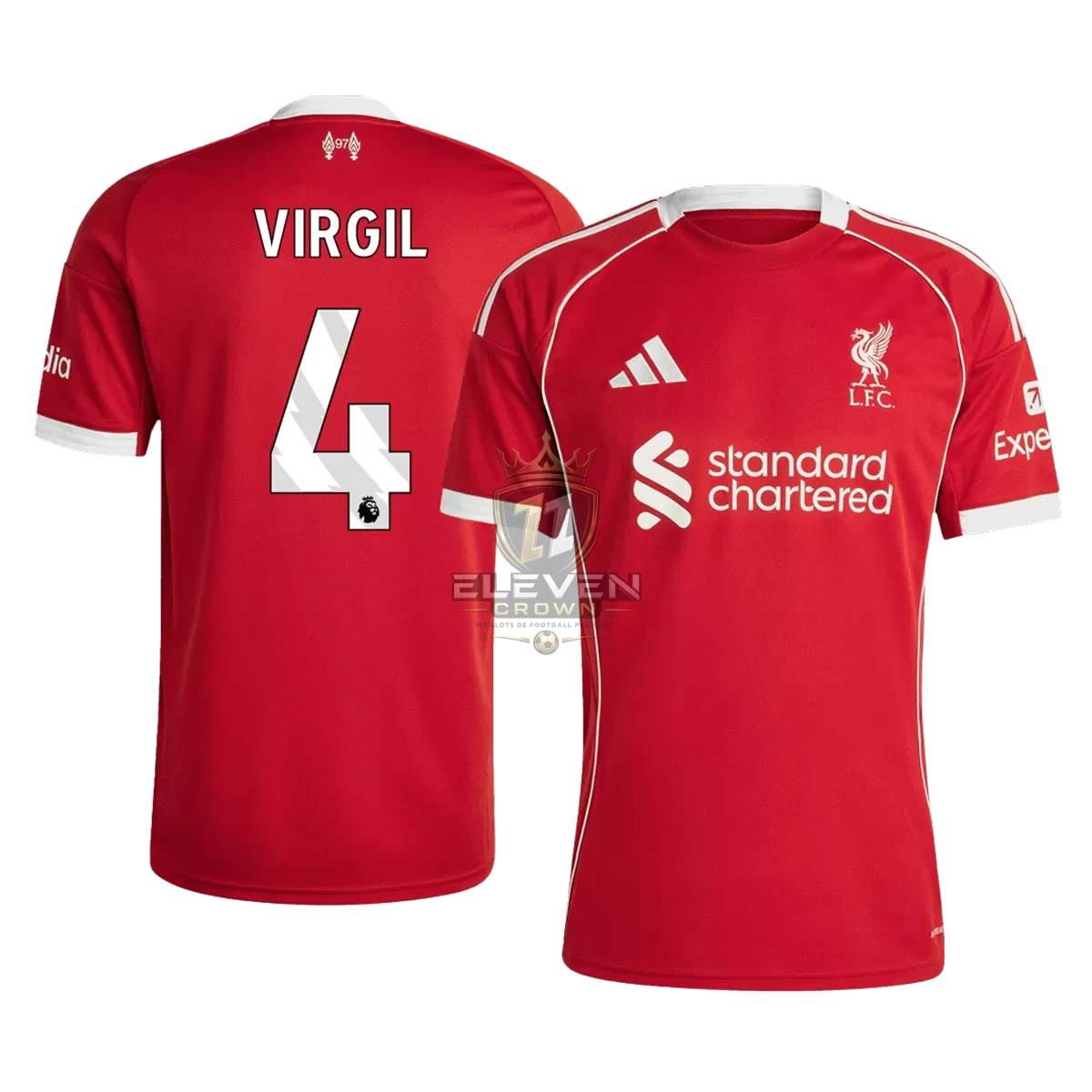 Maillot Domicile Liverpool FC Virgil #4 2025/26 – Image 3
