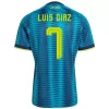 Maillot Extérieur Colombie Luis Diaz #7 2026/27 - Eleven Crown - Maillot de Football Pas Cher - Survêtements Pas Cher - Maillot de Foorball Enfants Pas Cher - Maillots Retro Vintage Pas Cher- Qualité Premium