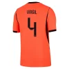 Maillot Player Domicile Pays Bas Virgil #4 2026/27 - Eleven Crown - Maillot de Football Pas Cher - Survêtements Pas Cher - Maillot de Foorball Enfants Pas Cher - Maillots Retro Vintage Pas Cher- Qualité Premium