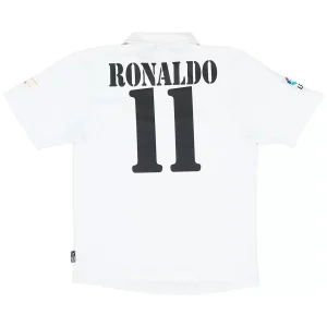 Maillot Rétro Domicile Real Madrid Ronaldo #11 2002