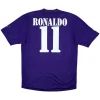Maillot Rétro Troisième Real Madrid Ronaldo #11 2002 - Eleven Crown - Maillot de Football Pas Cher - Survêtements Pas Cher - Maillot de Foorball Enfants Pas Cher - Maillots Retro Vintage Pas Cher- Qualité Premium