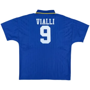 Maillot Rétro Domicile Chelsea FC Vialli #9 1995