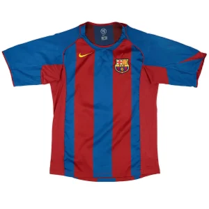 Maillot Rétro Domicile FC Barcelone Ronaldinho #10 2004 – Image 2