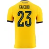 Maillot Domicile Équateur Caicedo #23 2026/27 - Eleven Crown - Maillot de Football Pas Cher - Survêtements Pas Cher - Maillot de Foorball Enfants Pas Cher - Maillots Retro Vintage Pas Cher- Qualité Premium
