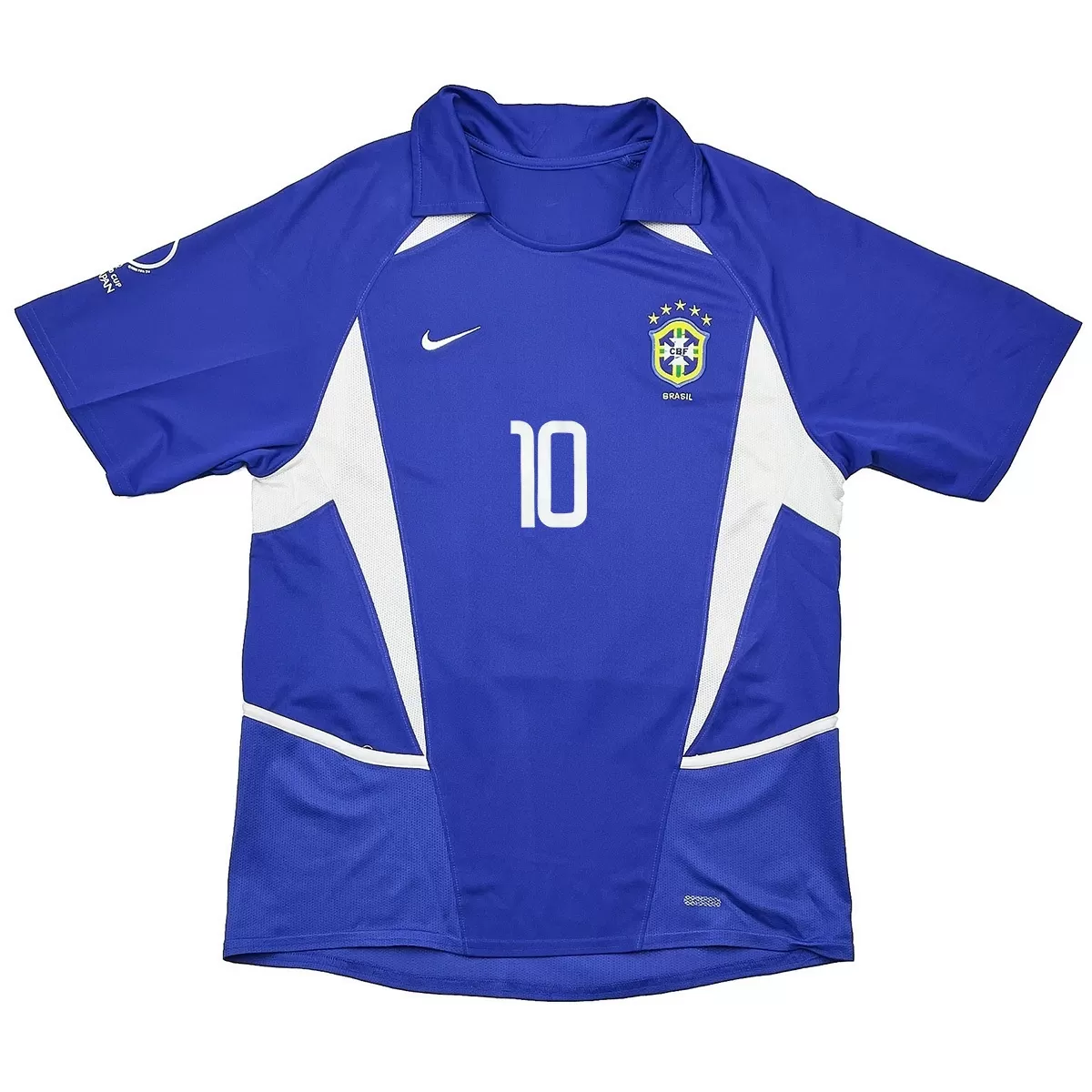 Maillot Rétro Extérieur Brésil Rivaldo #10 2002 – Image 2