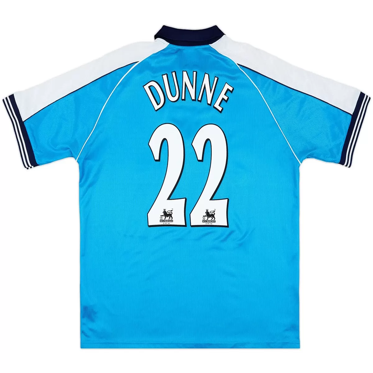 Maillot Rétro Domicile Manchester City Dunne #22 1999