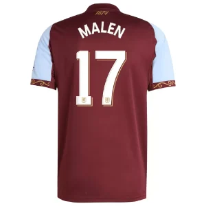 Maillot Domicile Aston Villa Malen #17 2025/26