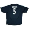 Maillot Rétro Extérieur Real Madrid Zidane #5 2003 - Eleven Crown - Maillot de Football Pas Cher - Survêtements Pas Cher - Maillot de Foorball Enfants Pas Cher - Maillots Retro Vintage Pas Cher- Qualité Premium