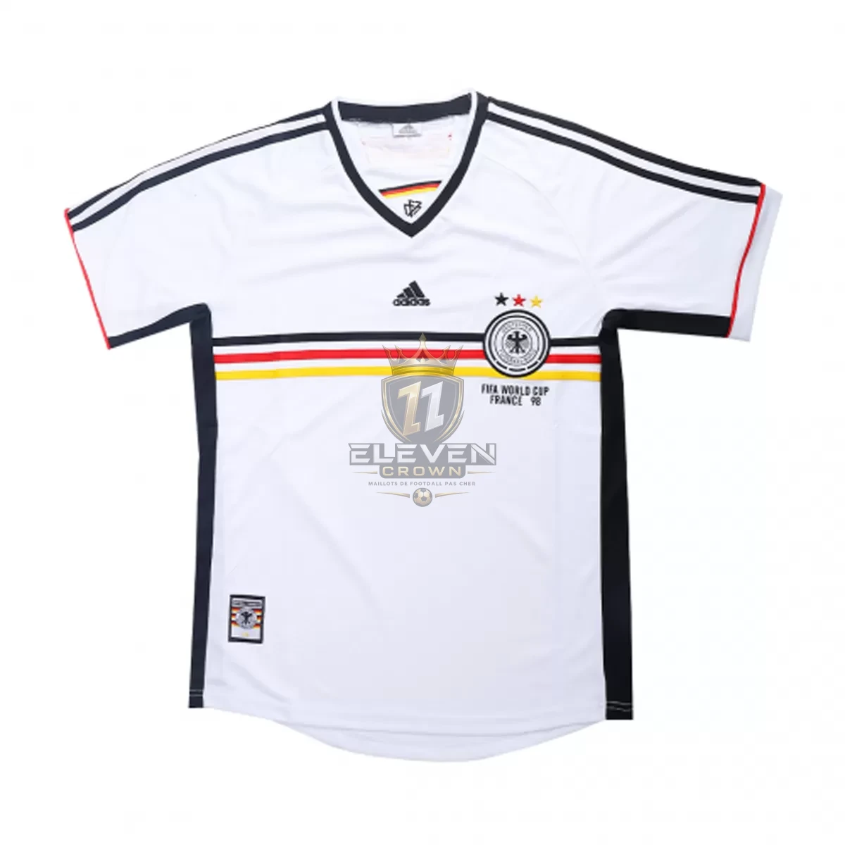 Maillot Rétro Domicile Allemagne Matthäus #8 1998 – Image 3