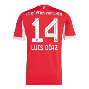 Maillot Domicile Bayern Munich Luis Díaz #14 2025/26
