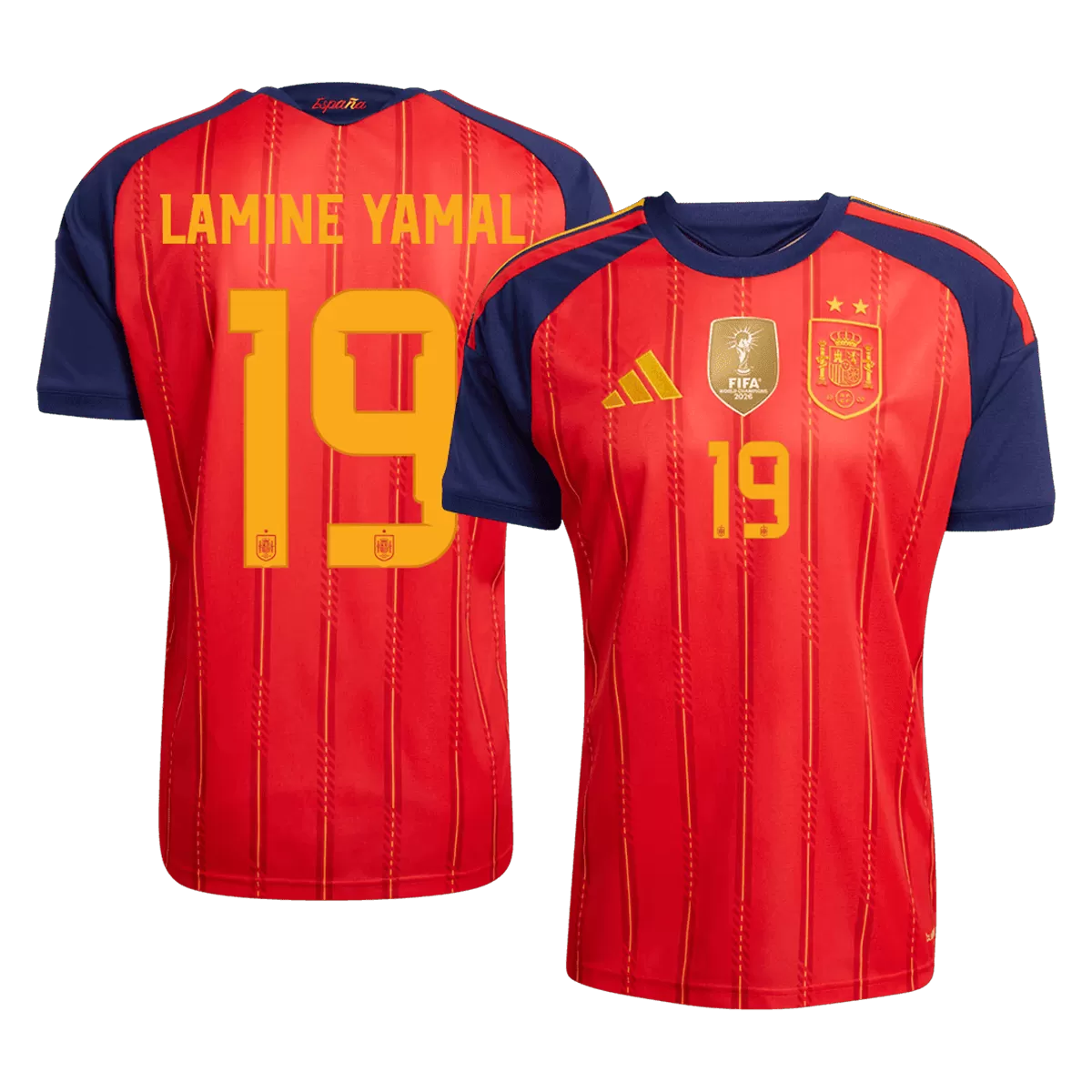 Maillot Player Domicile Espagne Lamine Yamal #19 2026/27