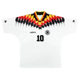 Maillot Rétro Domicile Allemagne Matthäus #10 1994 – Image 2