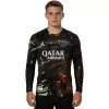 Maillot Manches Longues Domicile PSG 2025/26 - Eleven Crown - Maillot de Football Pas Cher - Survêtements Pas Cher - Maillot de Foorball Enfants Pas Cher - Maillots Retro Vintage Pas Cher- Qualité Premium