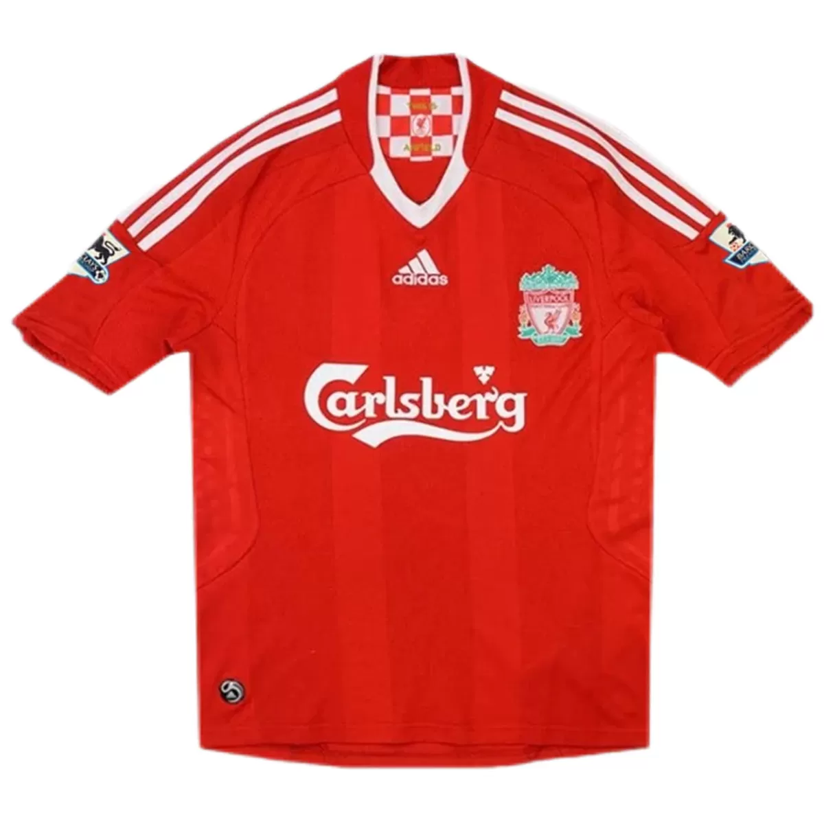 Maillot Rétro Domicile Liverpool FC Gerrard #8 2008 – Image 2