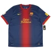 Maillot Rétro Domicile FC Barcelone 2012 - Eleven Crown - Maillot de Football Pas Cher - Survêtements Pas Cher - Maillot de Foorball Enfants Pas Cher - Maillots Retro Vintage Pas Cher- Qualité Premium