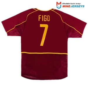 Maillot Rétro Domicile Portugal Figo #7 2002