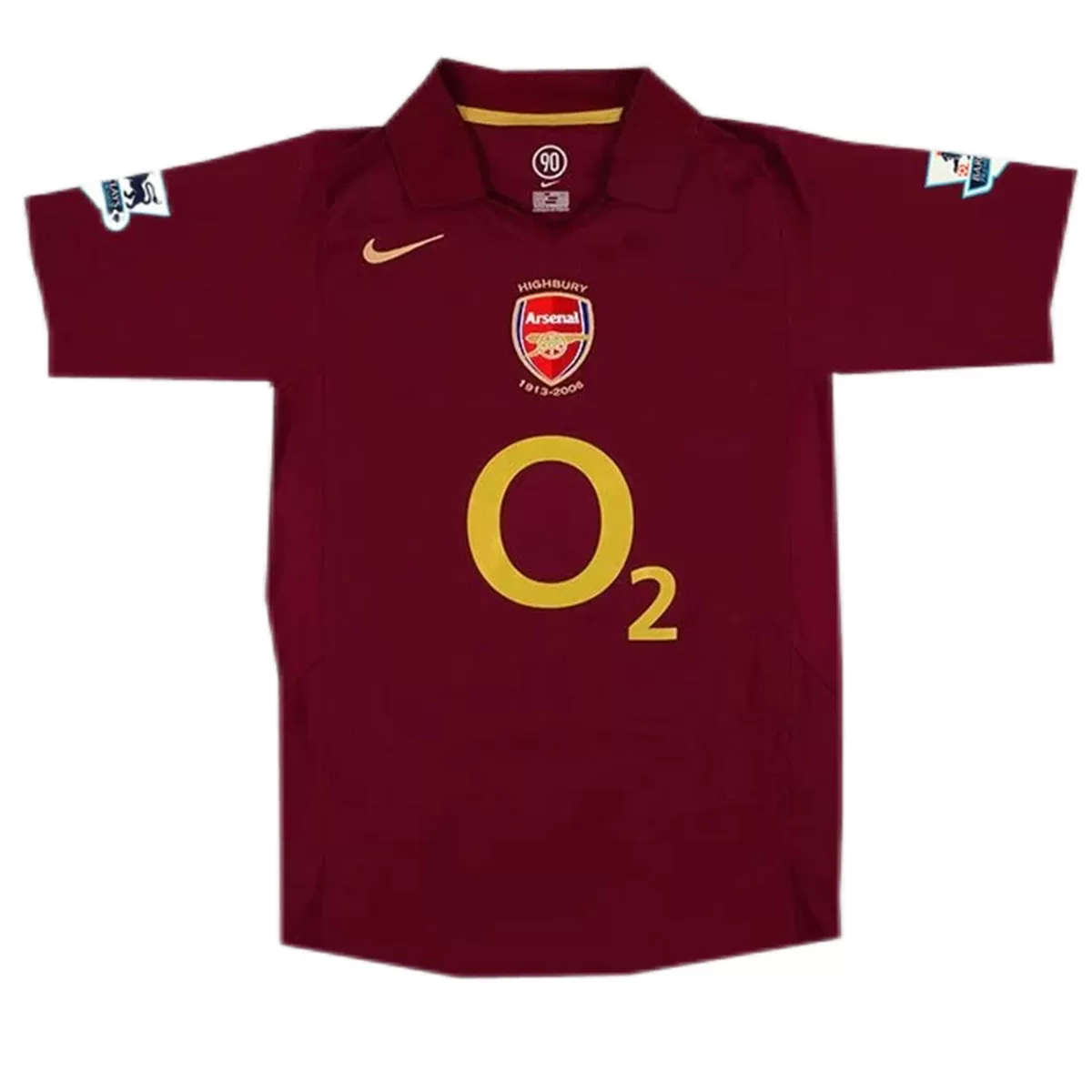 Maillot Rétro Domicile Arsenal Bergkamp #10 2005 – Image 2
