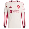 Maillot Manches Longues Extérieur Liverpool FC 2025/26 - Eleven Crown - Maillot de Football Pas Cher - Survêtements Pas Cher - Maillot de Foorball Enfants Pas Cher - Maillots Retro Vintage Pas Cher- Qualité Premium