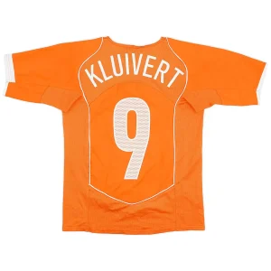 Maillot Rétro Domicile Pays Bas Kluivert #9 2004