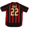 Maillot Rétro Domicile AC Milan Kaka' #22 2006 - Eleven Crown - Maillot de Football Pas Cher - Survêtements Pas Cher - Maillot de Foorball Enfants Pas Cher - Maillots Retro Vintage Pas Cher- Qualité Premium