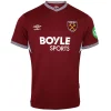 Maillot Domicile West Ham United 2025/26 - Eleven Crown - Maillot de Football Pas Cher - Survêtements Pas Cher - Maillot de Foorball Enfants Pas Cher - Maillots Retro Vintage Pas Cher- Qualité Premium