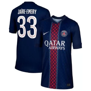 Maillot Domicile PSG Zaïre Emery #33 2025/26 – Image 3